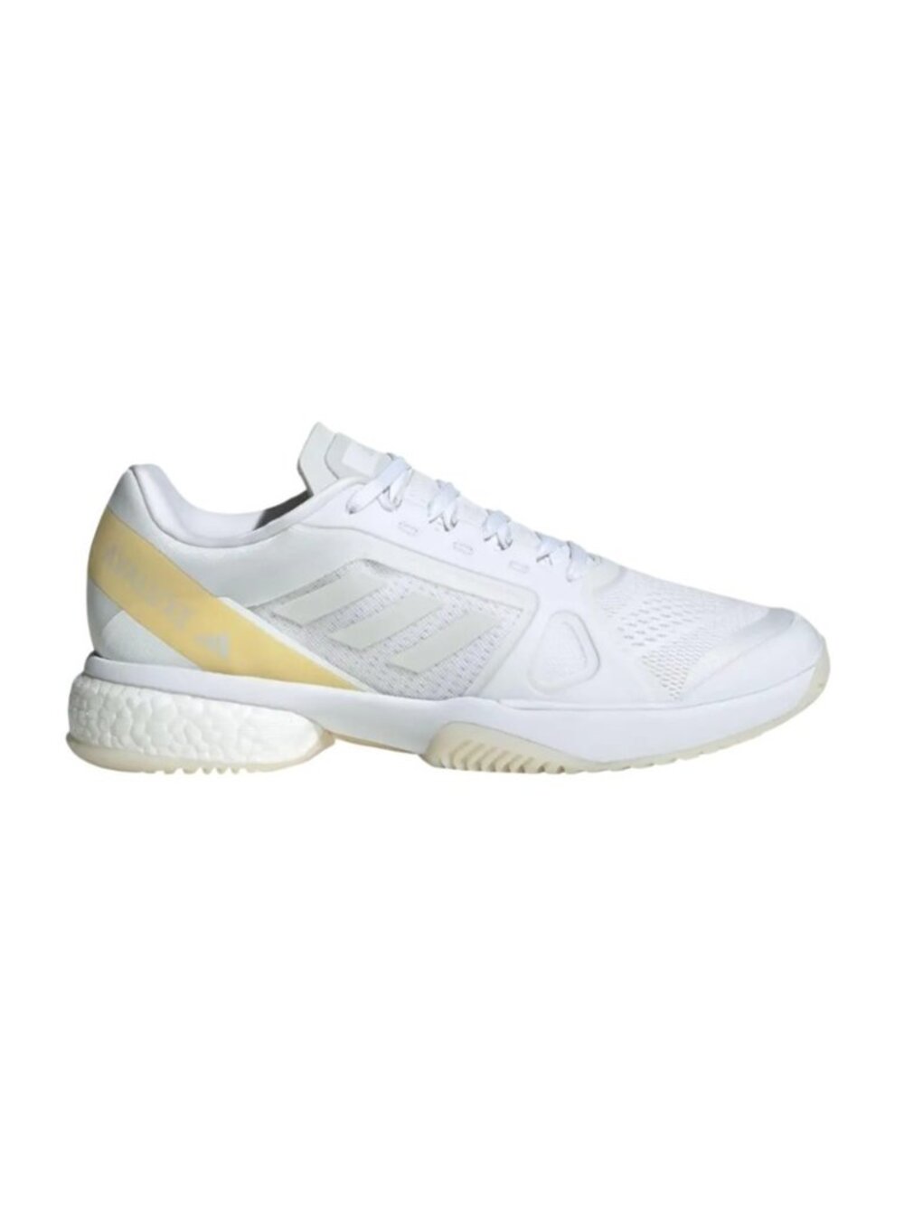 adidas Avaluxe - Size 9.5 Womens Tennis Shoes White Metalic Orange JQ7080 NEW